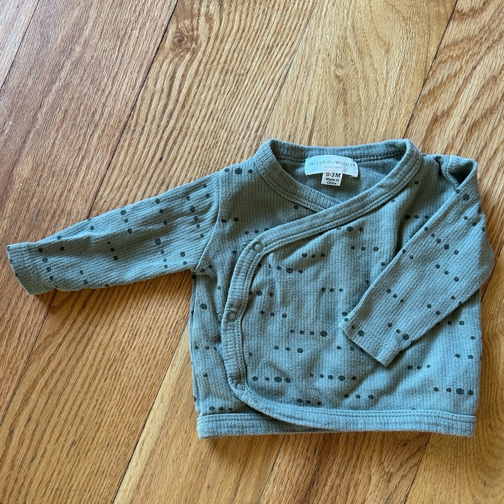 Willow + Whimsy Ribbed Wrap Top by Bon Bebe